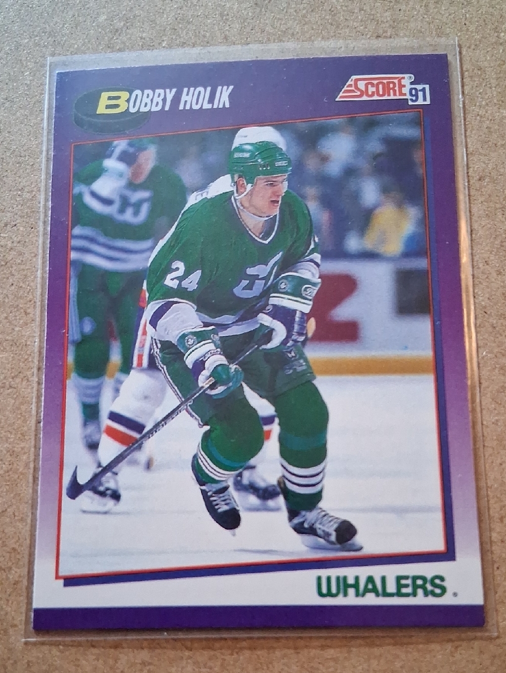 Whalers Bobby Holik Hockey Trading Cards